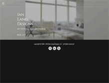 Tablet Screenshot of ianlangdesigns.com